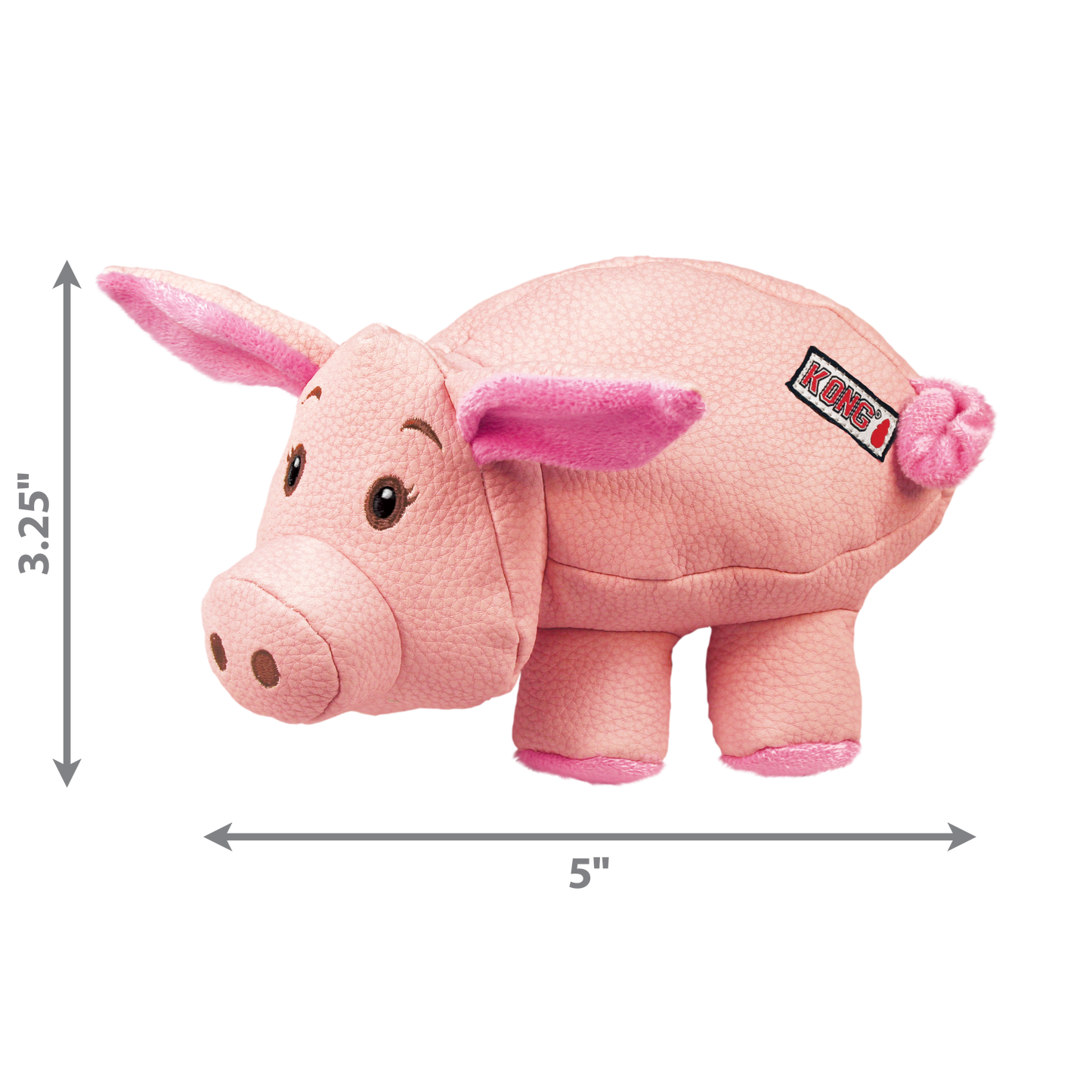 KONG Phatz Pig Dog Toy Small