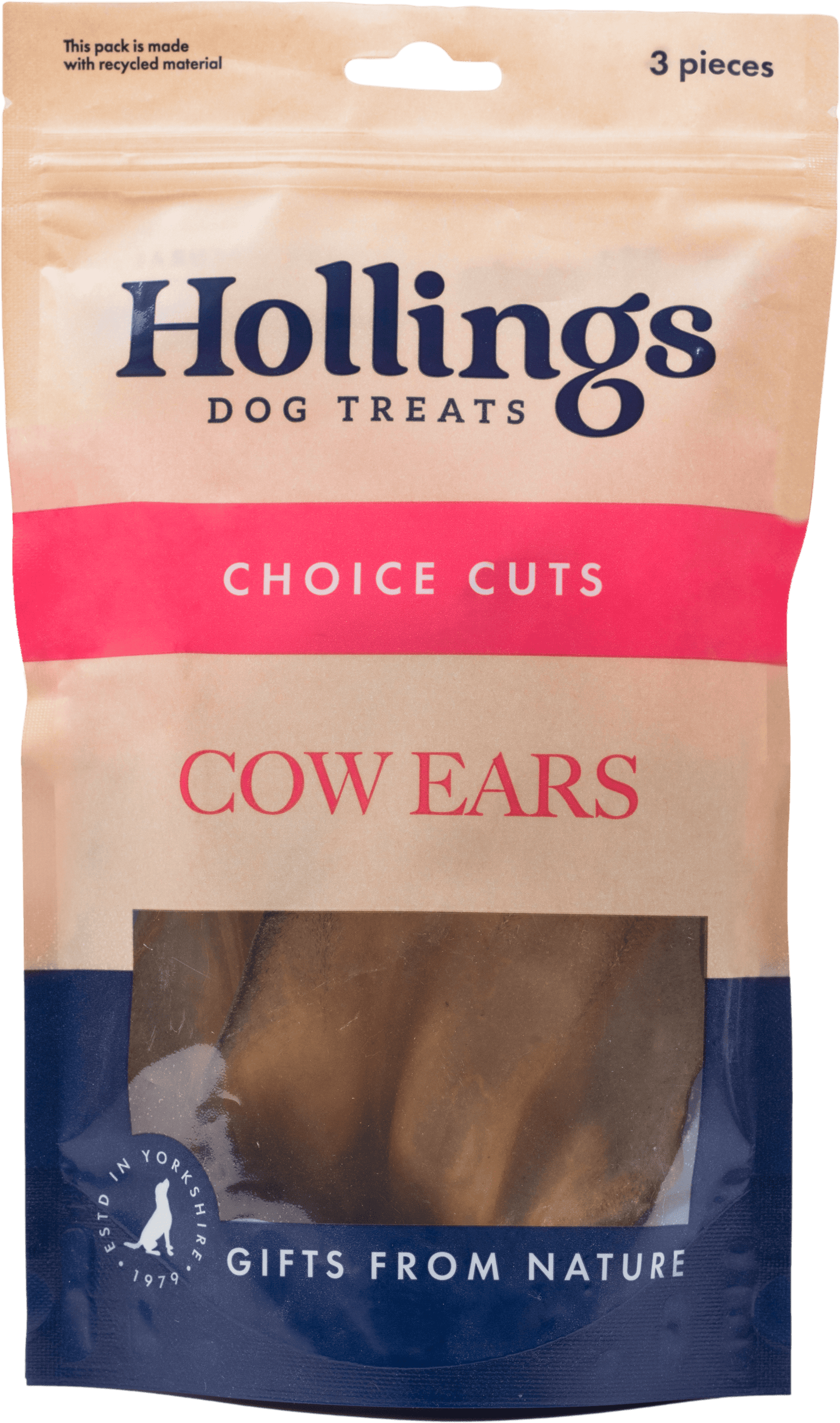 Hollings Cow Ears 50 Pack