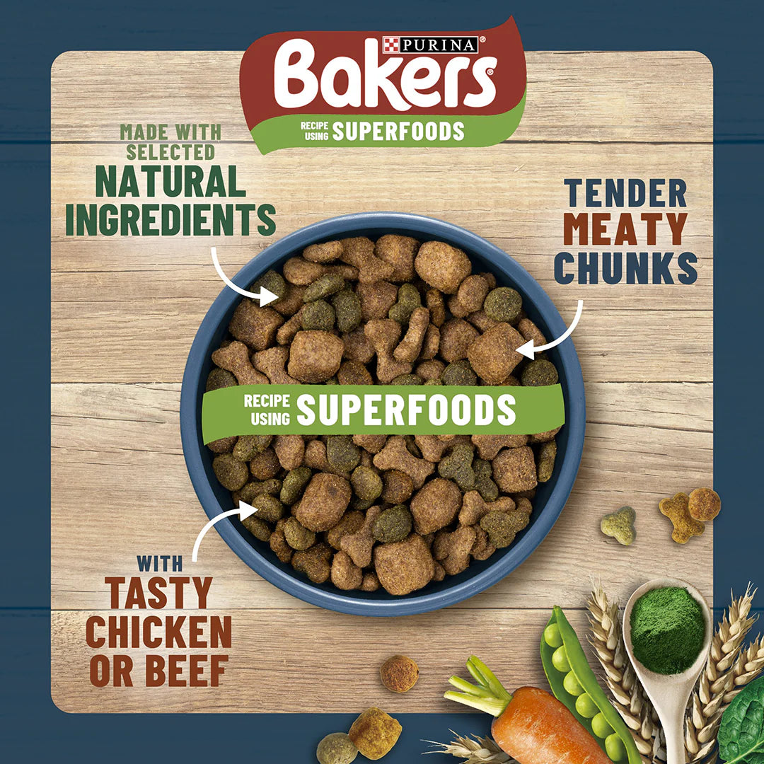 Bakers Adult Beef with Vegetables Dry Dog Food