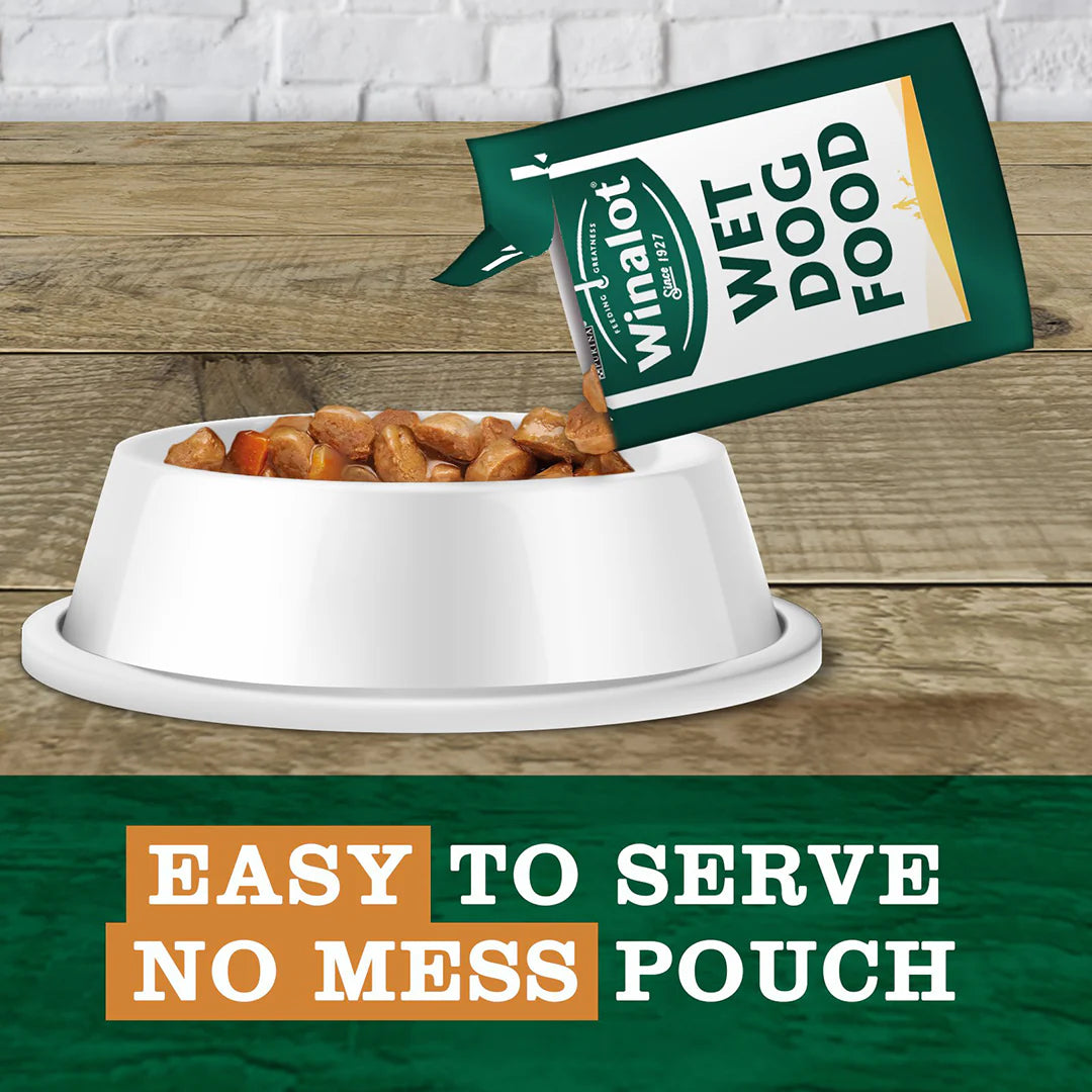 Winalot Adult Meaty Chunks Mixed in Gravy (Beef, Chicken, Lamb) Wet Dog Food