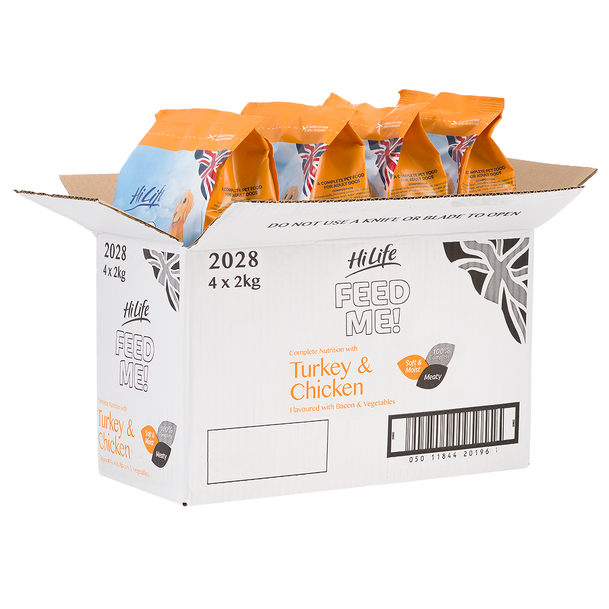 HiLife Feed Me with Turkey and Chicken Flavoured with Bacon and Vegetables Dry Dog Food