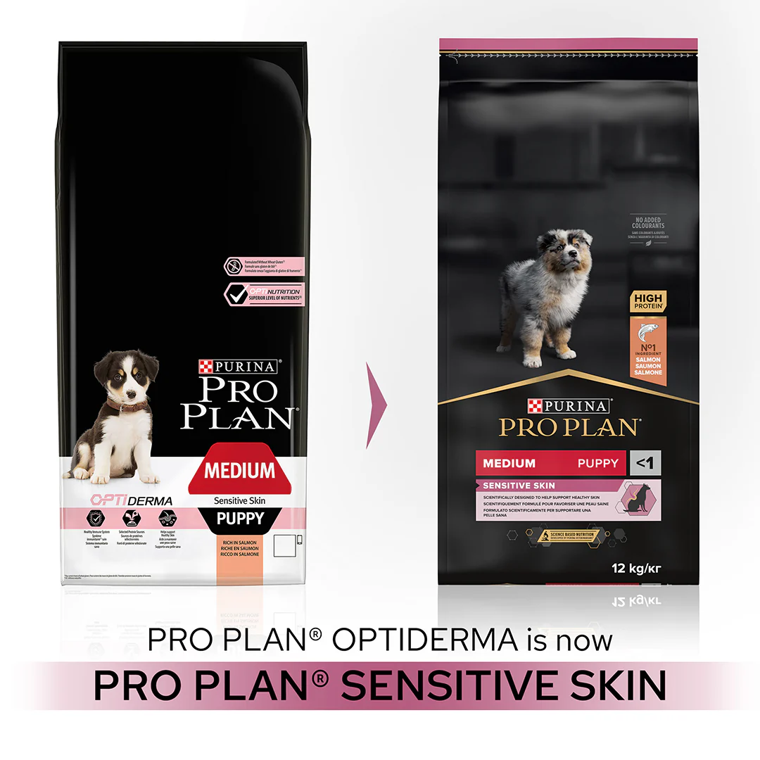 Pro Plan Medium Puppy Sensitive Skin Salmon Dry Dog Food