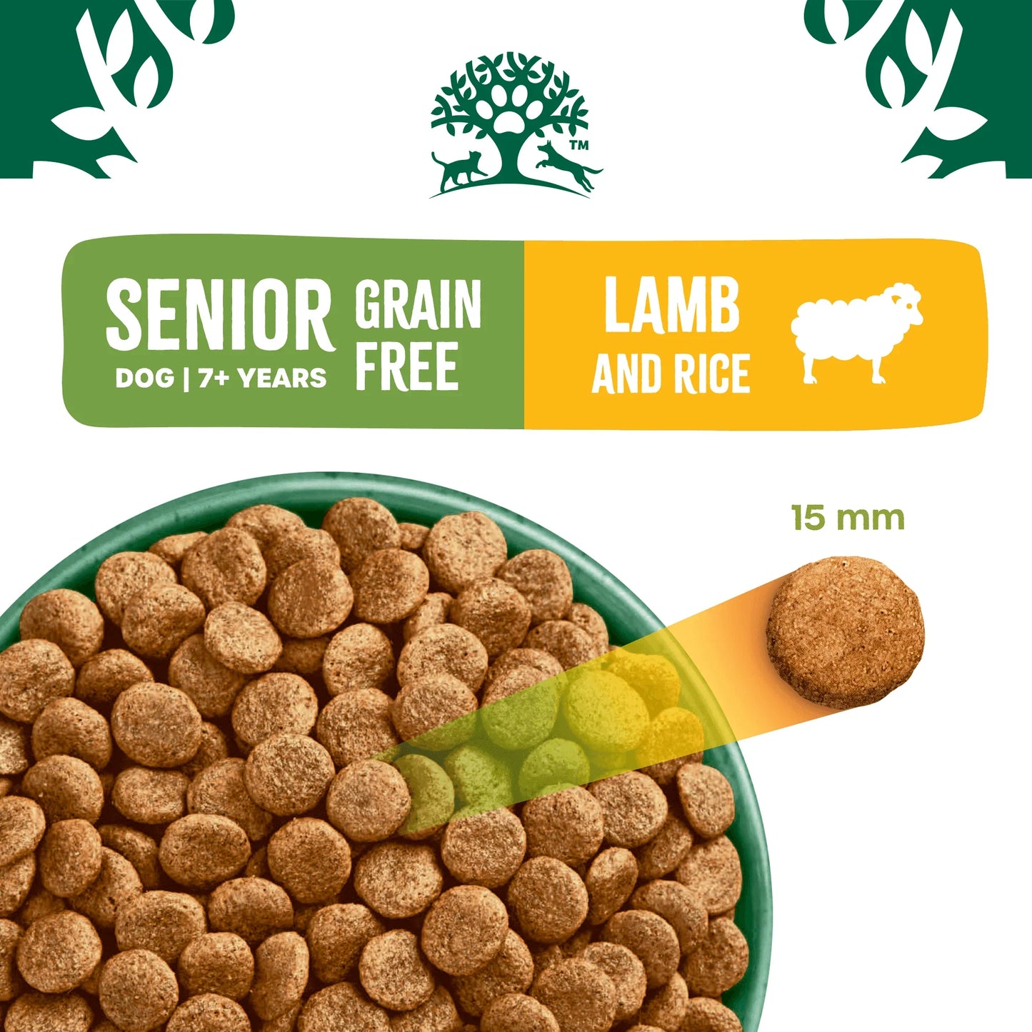 James Wellbeloved Grain Free Senior Lamb & Vegetable Dry Dog Food 10kg
