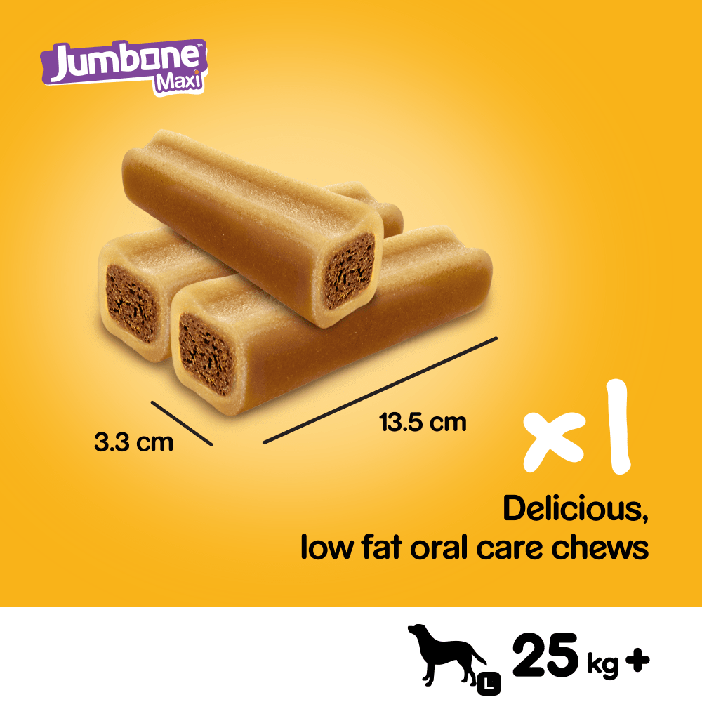 Pedigree Jumbone Maxi Large with Beef & Poultry Dog Treat 1 chew