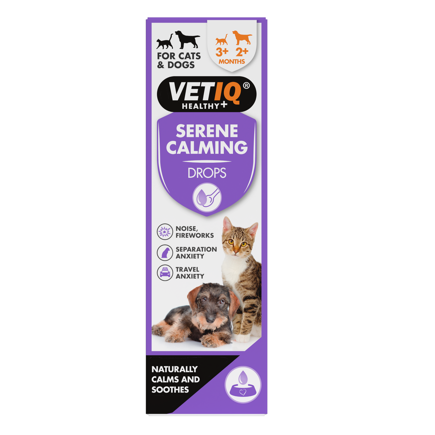 VetIQ Serene UM Drops for Cats & Dogs 100ml