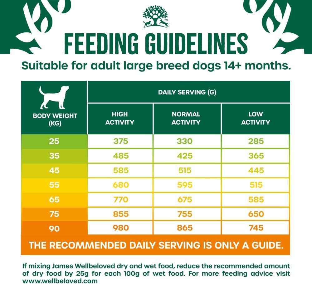 James Wellbeloved Adult Large Breed Turkey & Rice Dry Dog Food 15kg