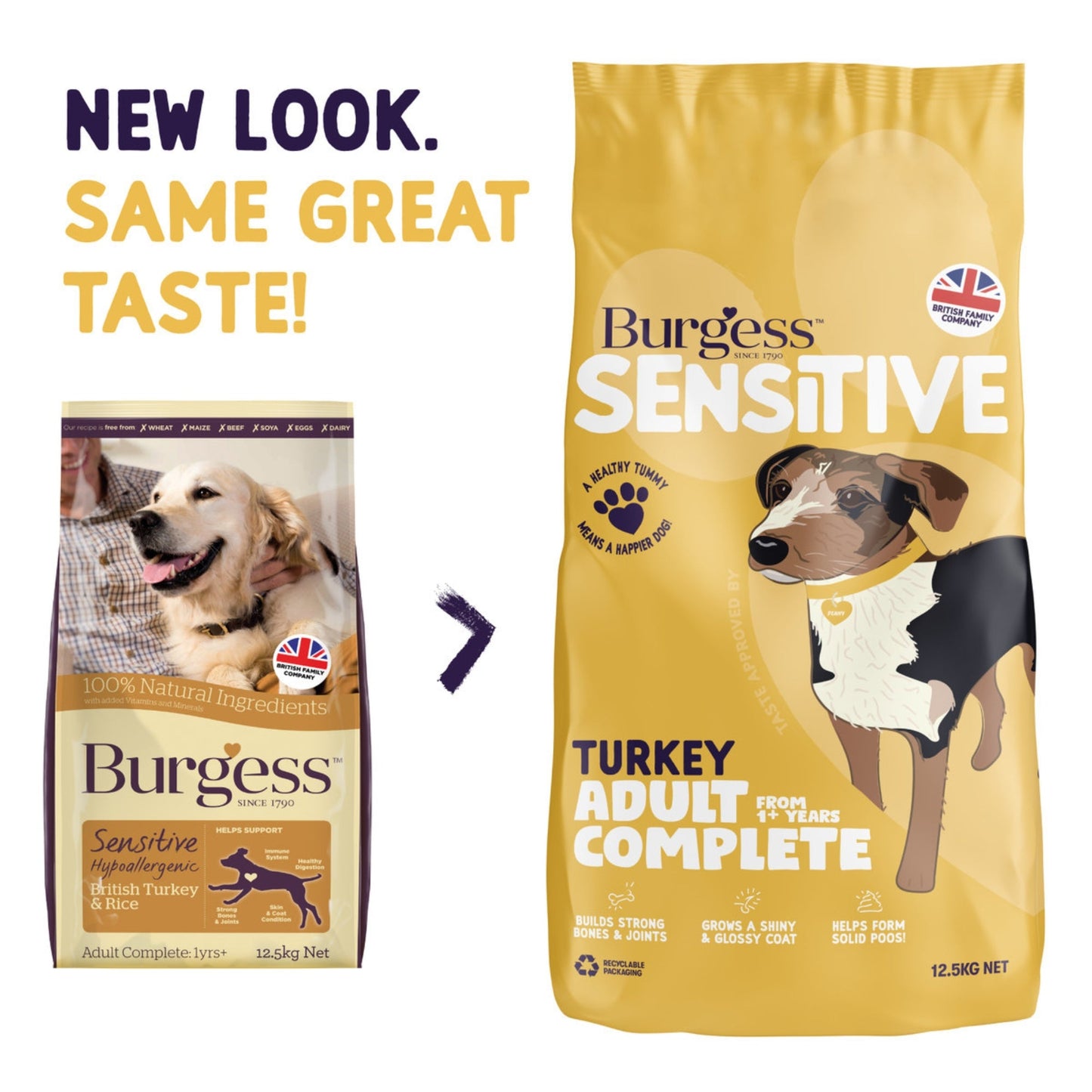 Burgess Sensitive Adult Turkey Dry Dog Food