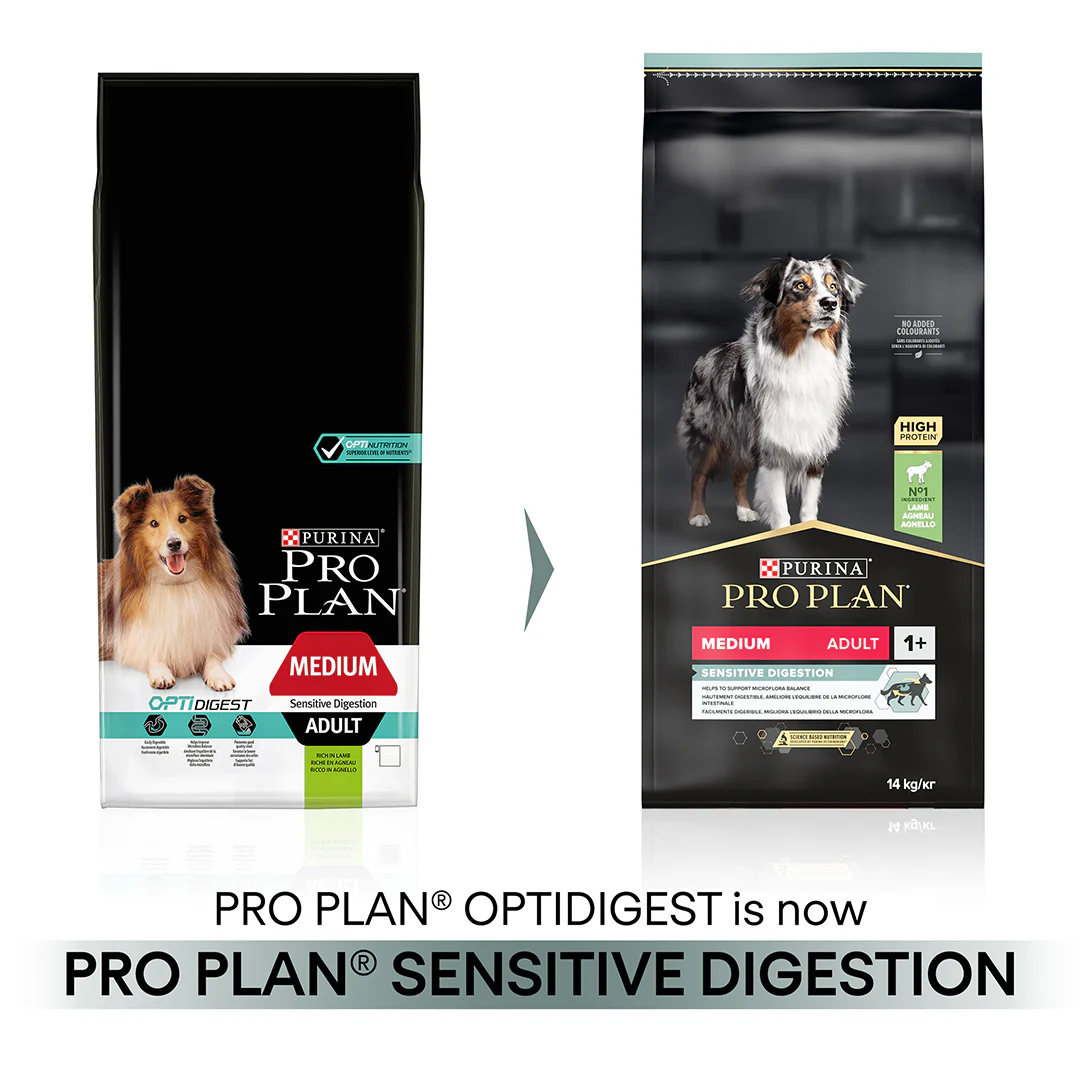 Pro Plan Adult Medium Sensitive Digestion Lamb Dry Dog Food