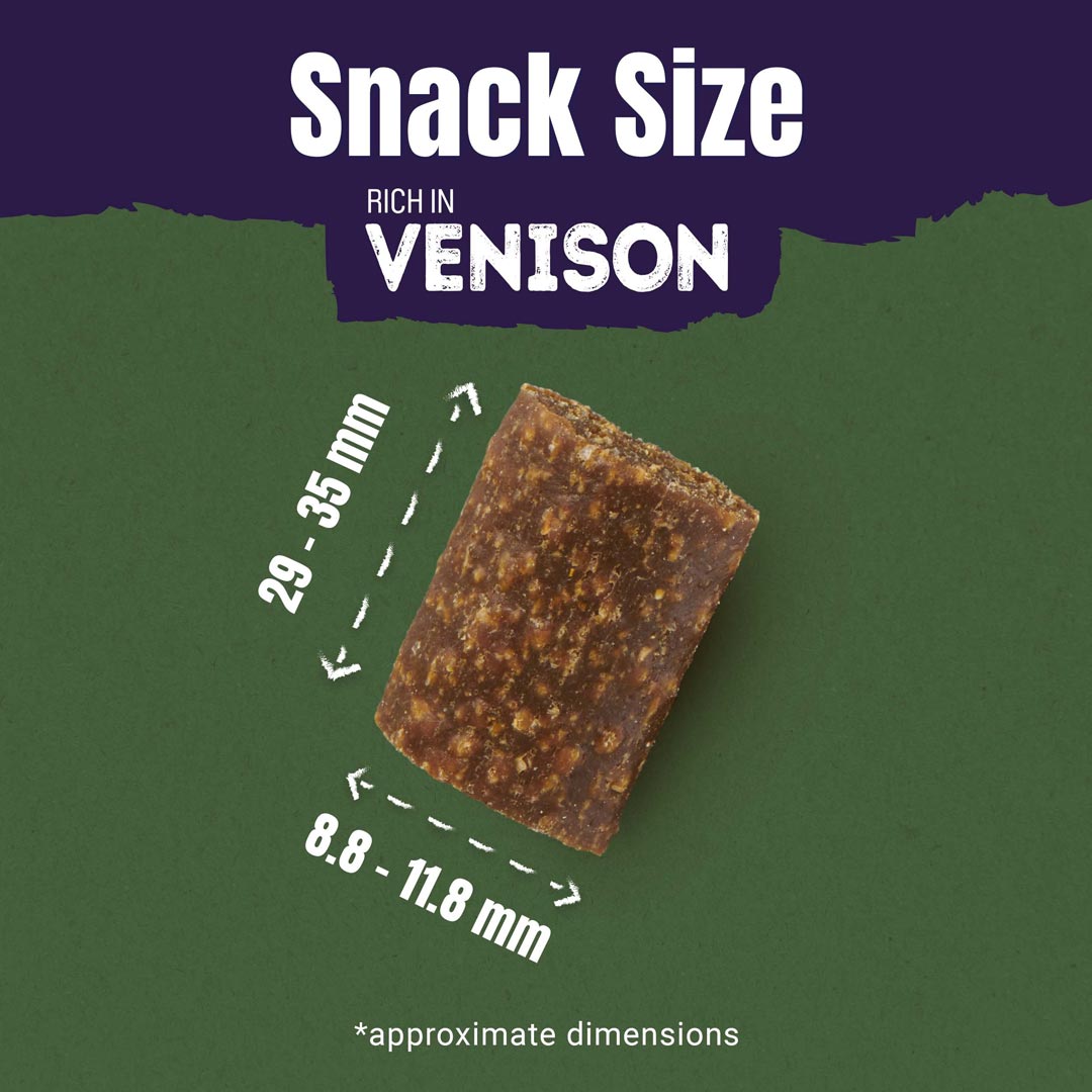Adventuros Ancient Grain and Superfoods Rich in Venison Dog Treats 120g