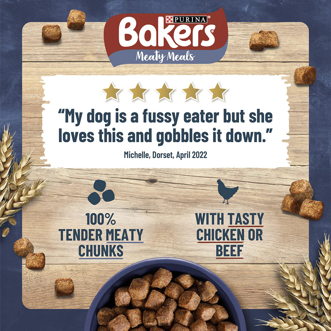 Bakers Adult Meaty Meals Chicken Dry Dog Food