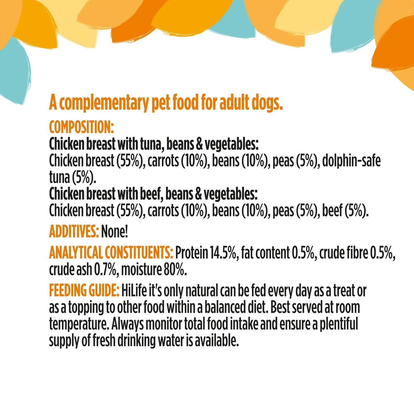 HiLife It's Only Natural The Luxury Broth Collection Wet Dog Food 5 x 100g