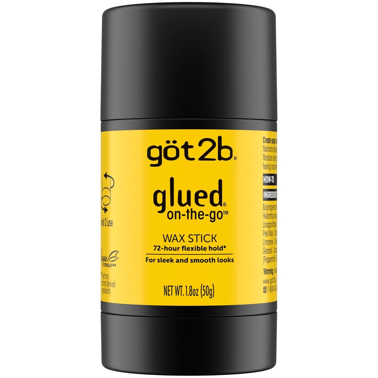 Got2b Schwarzkopf Glued On-The-Go Wax Stick 1.8 oz (50g)