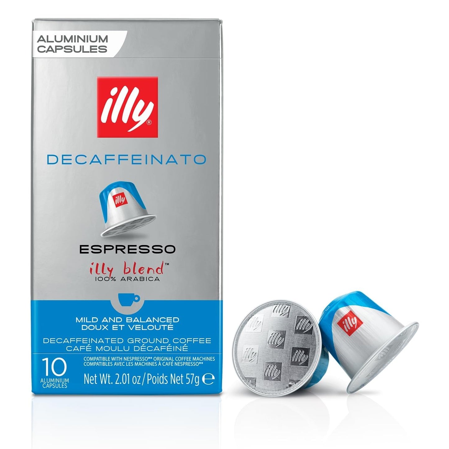 illy Classico Decaf Roast Coffee K-Cups 10 Count 2.01 oz (57g)
