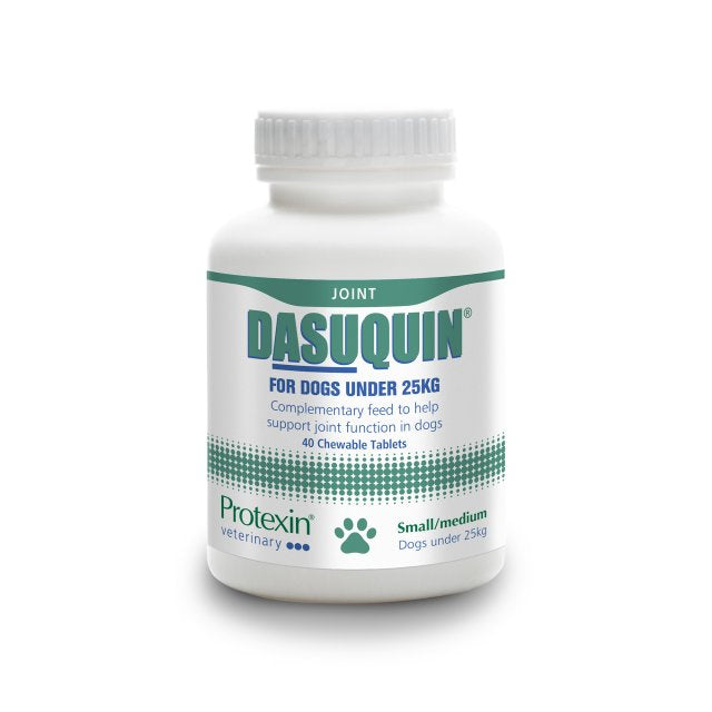 Protexin Dasuquin Joint Supplement For Small/Medium Dogs <25kg 40 Chewable Tablets