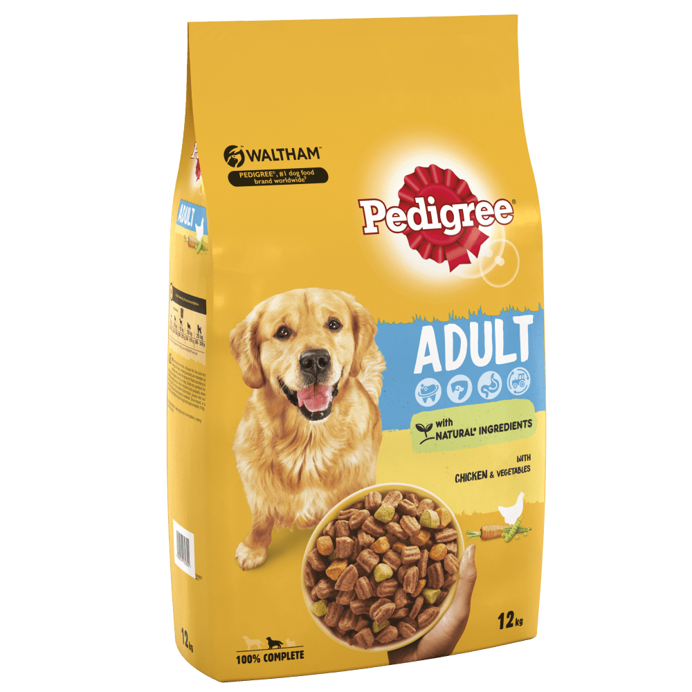 Pedigree Complete with Chicken & Vegetables Adult Dry Dog Food 12kg