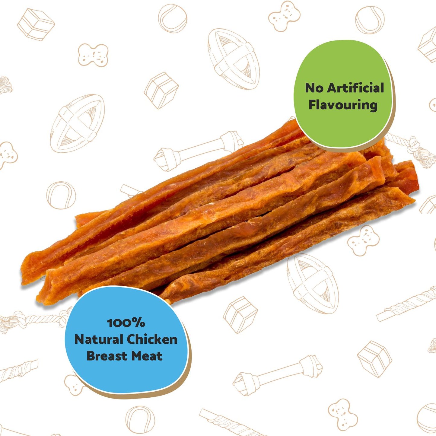 Good Boy Pawsley & Co Chewy Chicken Strips Dog Treats 350g