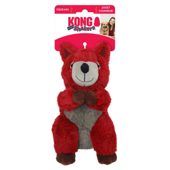 KONG Shakers Passports Red Squirrel Medium