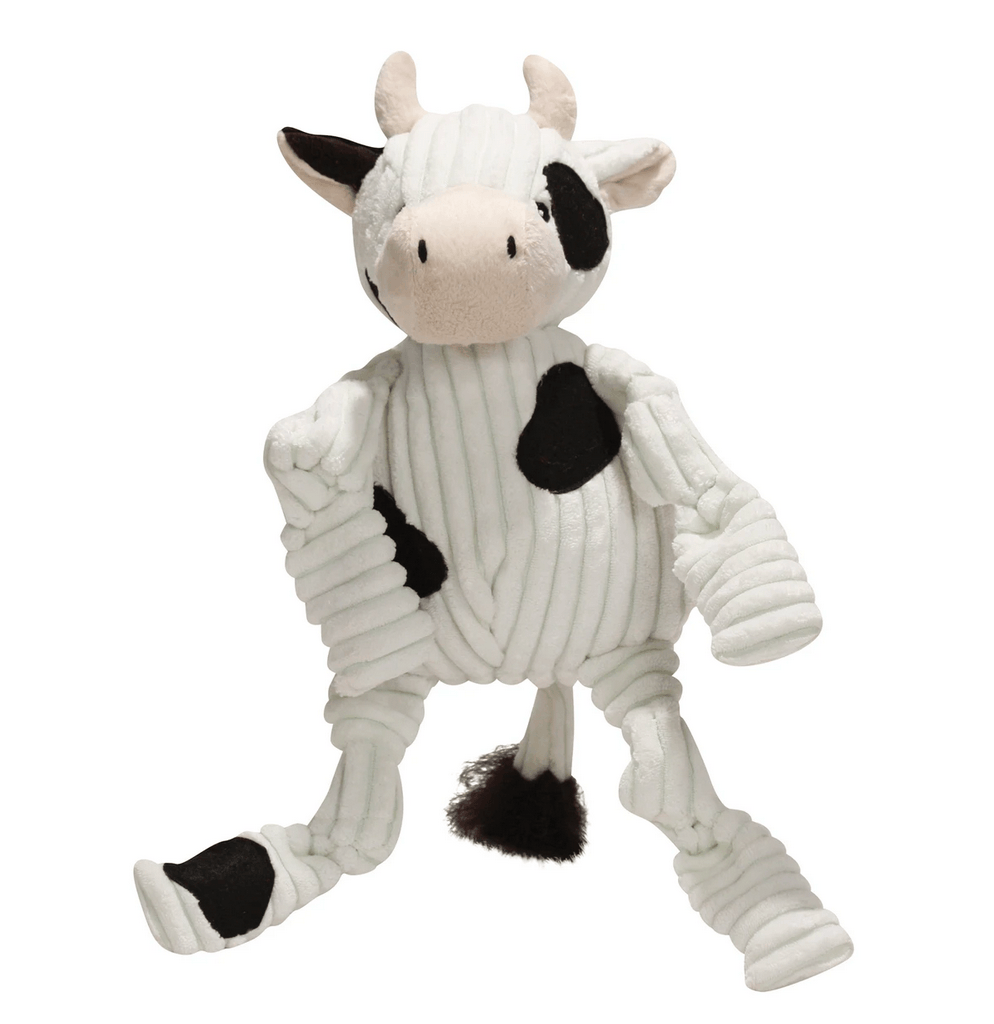 HuggleHounds Cow Knottie Small