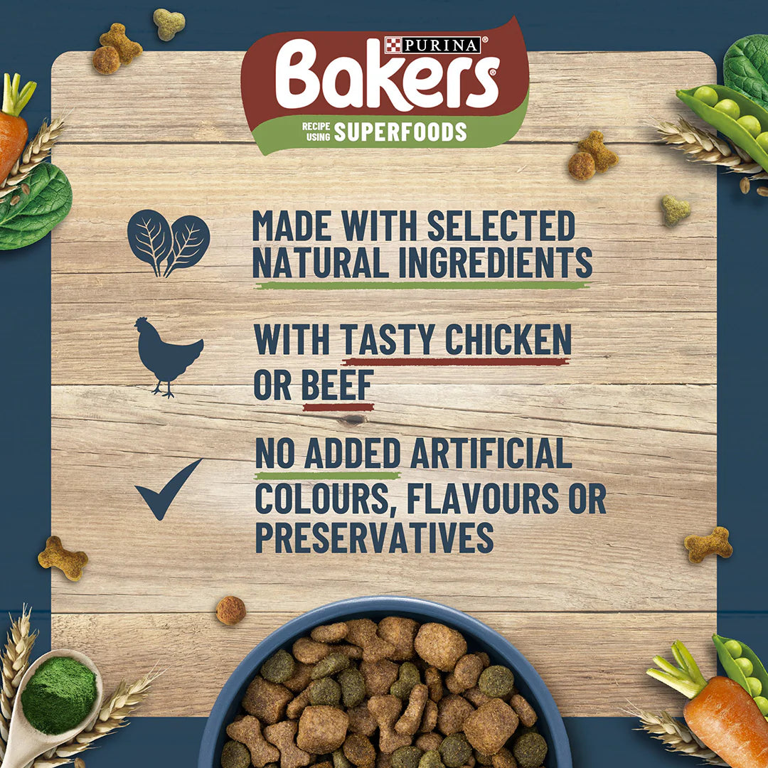 Bakers Adult Beef with Vegetables Dry Dog Food