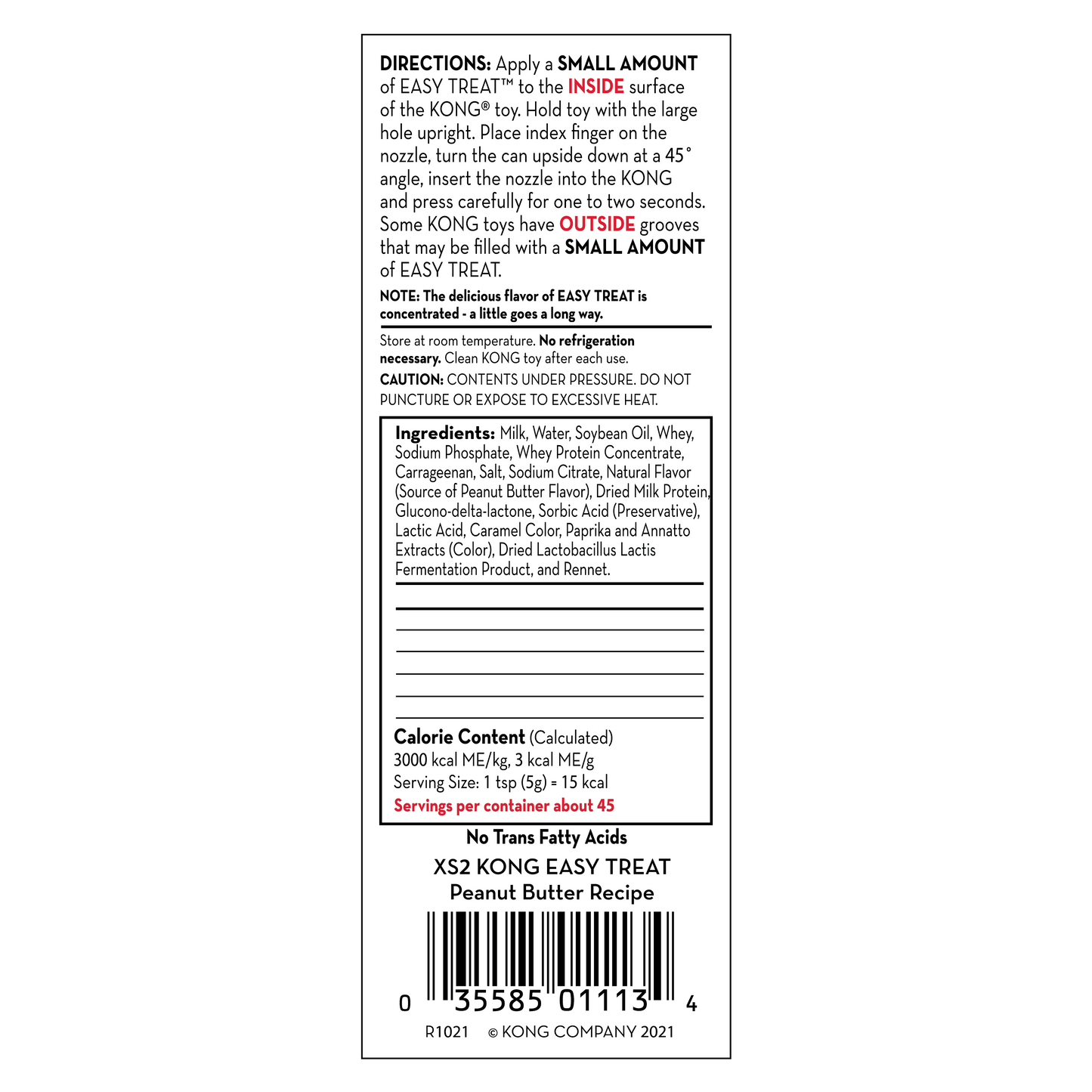 KONG Easy Treat Peanut Butter 226g