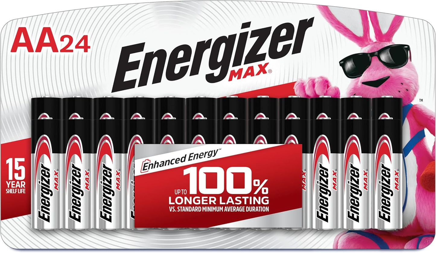 Energizer E91BP-24 MAX AA Batteries (24 Pack)