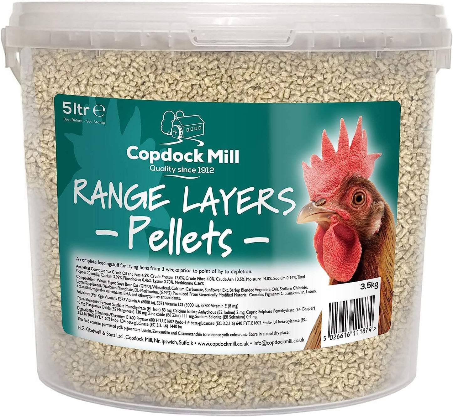 Copdock Mill Range Layers Pellets Poultry Food