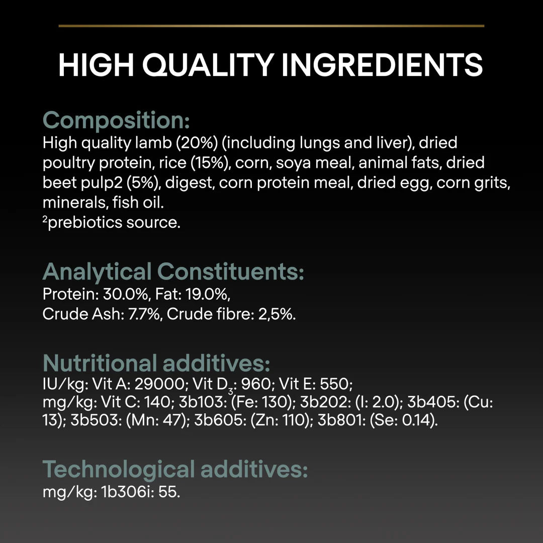 Pro Plan Medium Puppy Sensitive Digestion Lamb Dry Dog Food