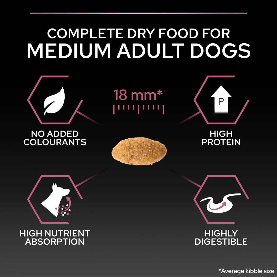 Pro Plan Adult Medium Sensitive Skin Salmon Dry Dog Food