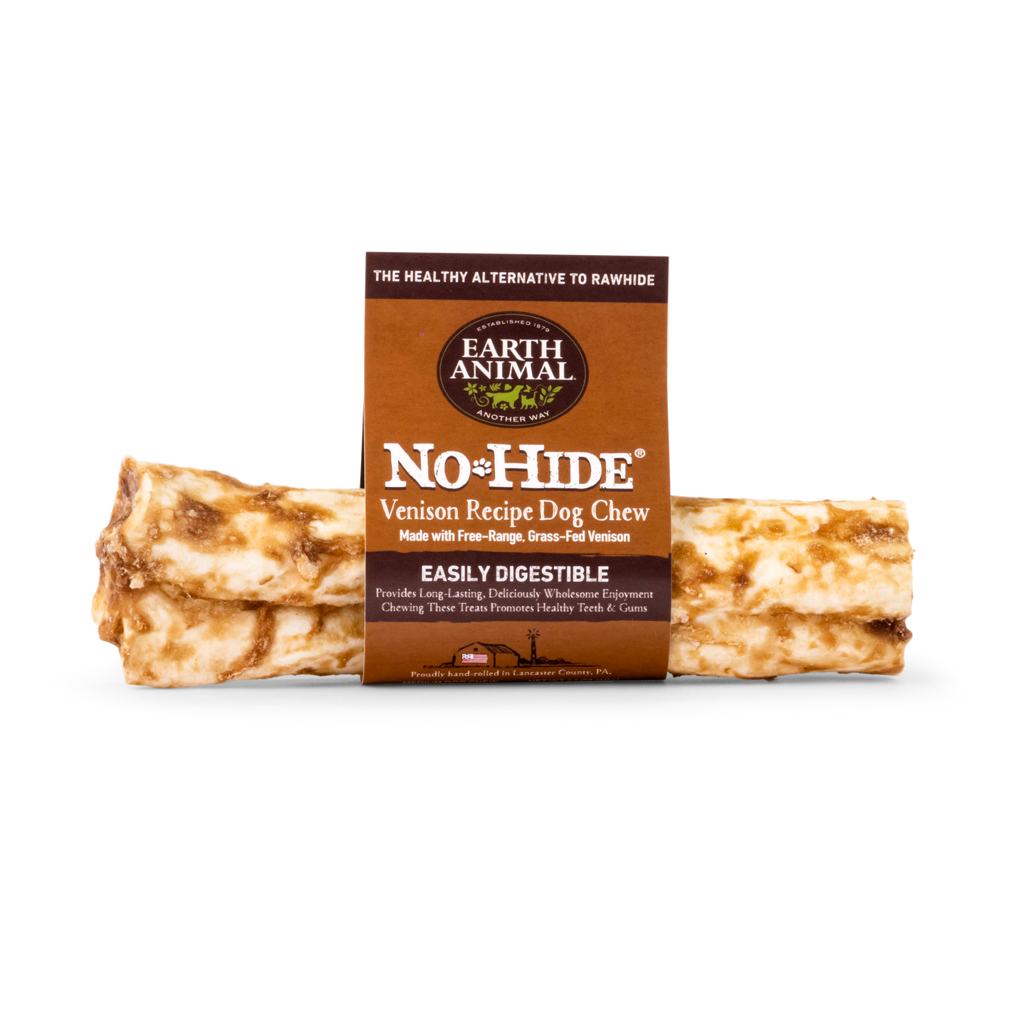 Earth Animal Venison No Hide Chews Medium Dog Treats 60g