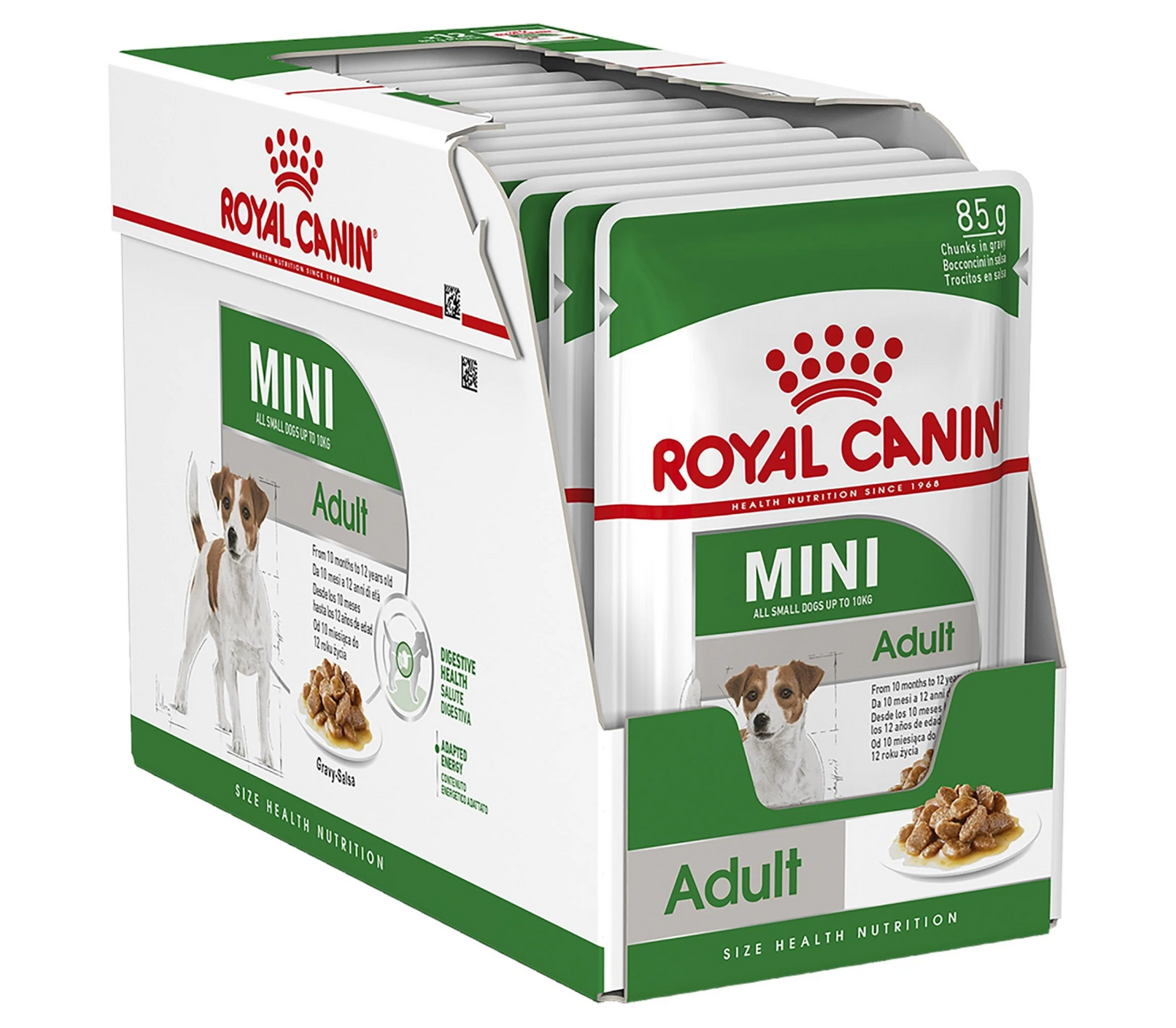 Royal Canin Adult Mini Chunks In Gravy Wet Dog Food