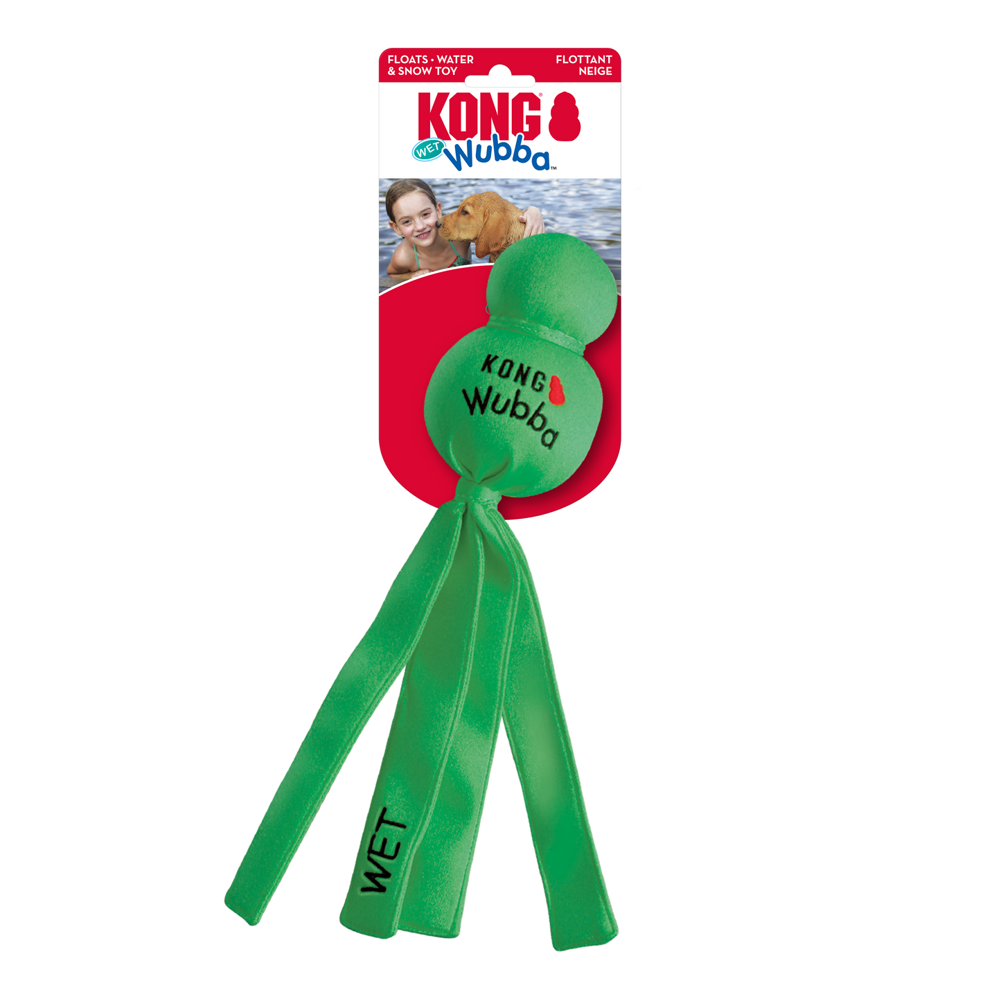 KONG Wet Wubba Dog Toy Assorted Colours Large