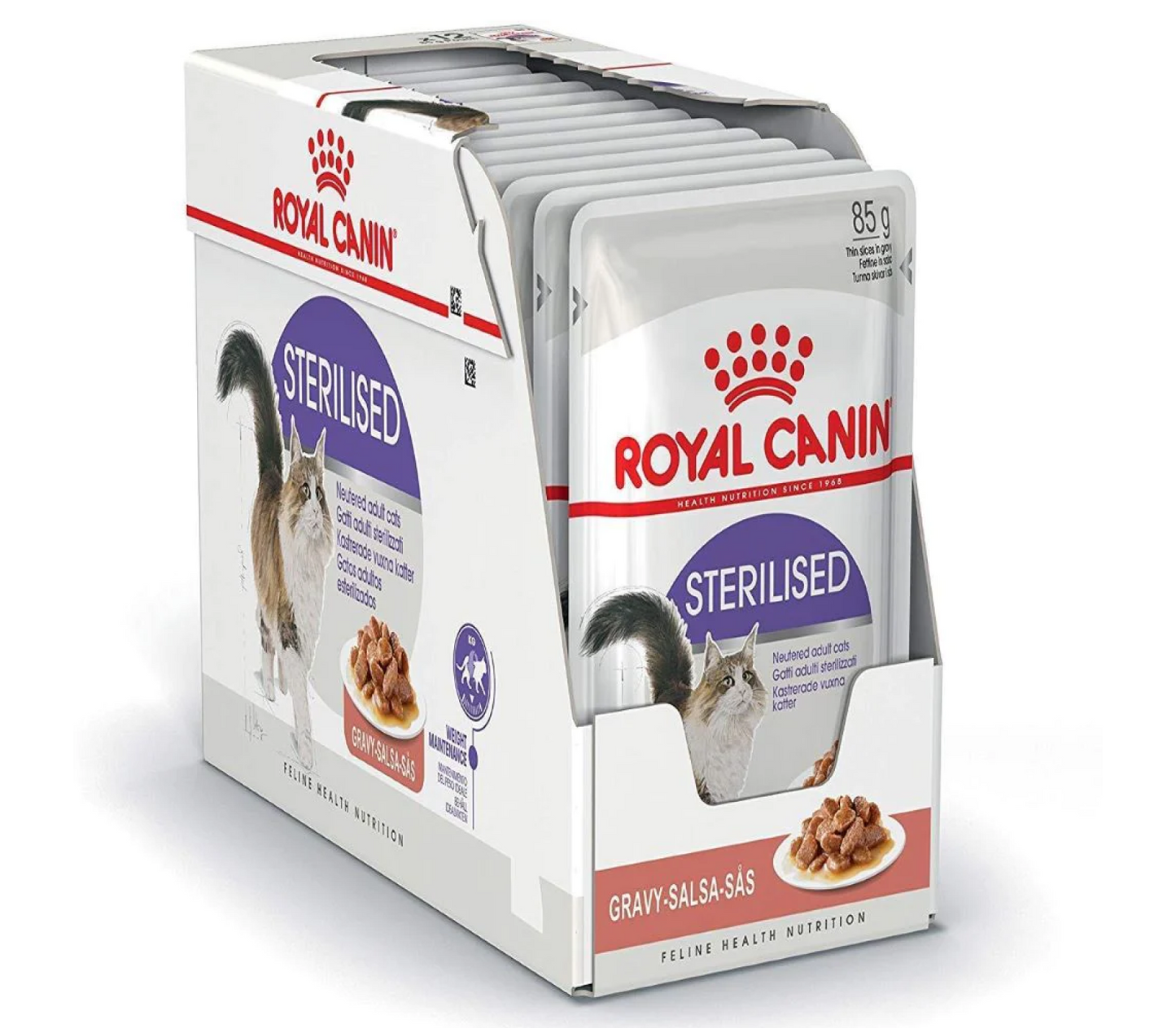 Royal Canin Adult Sterilised Chunks In Gravy Wet Cat Food