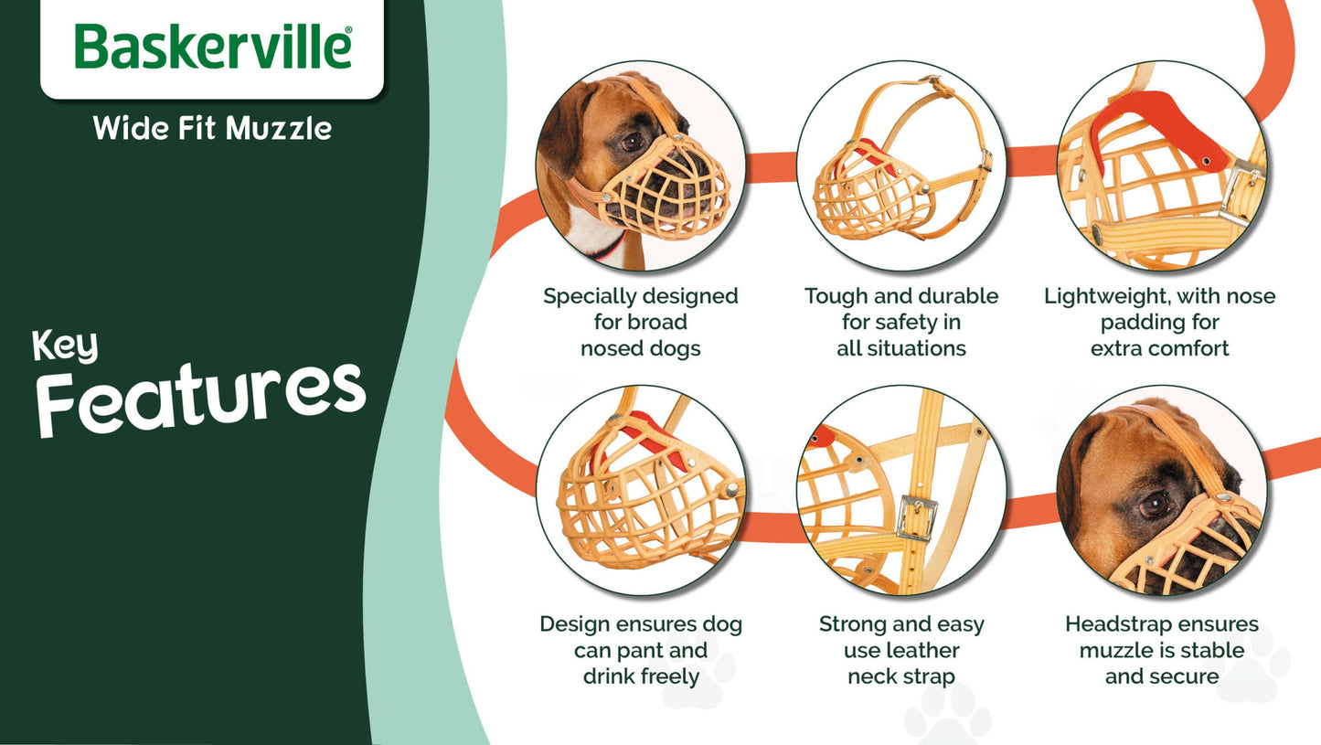 Company Of Animals Baskerville Wide Fit Muzzle