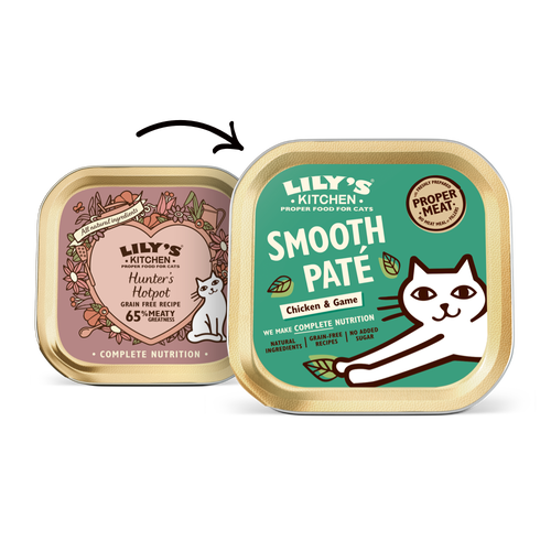Lily's Kitchen Chicken & Game Smooth Paté Wet Cat Food