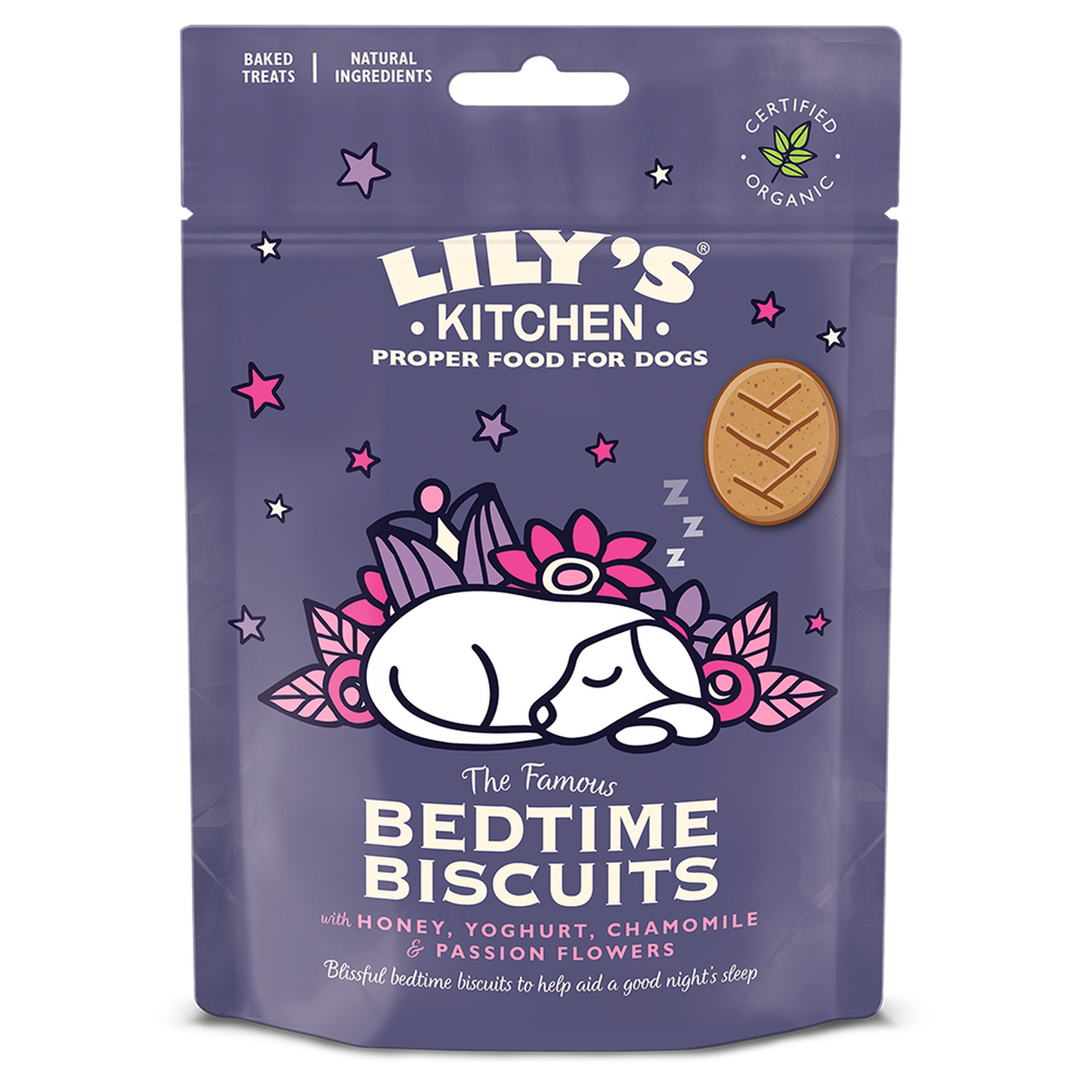 Lily's Kitchen Organic Bedtime Biscuits Dog Treats