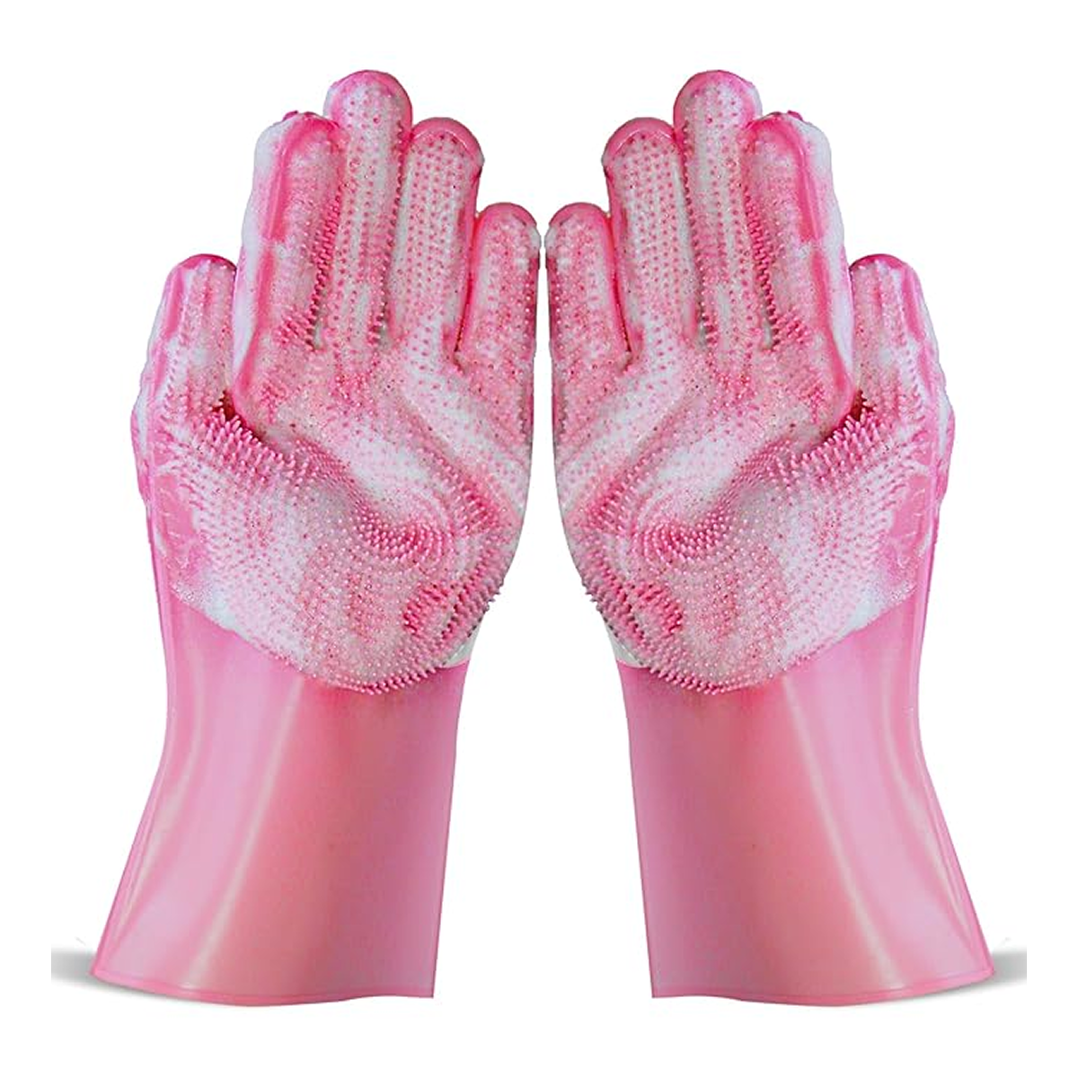 NVNAN Dog Washing Gloves Pink (1 Pair)