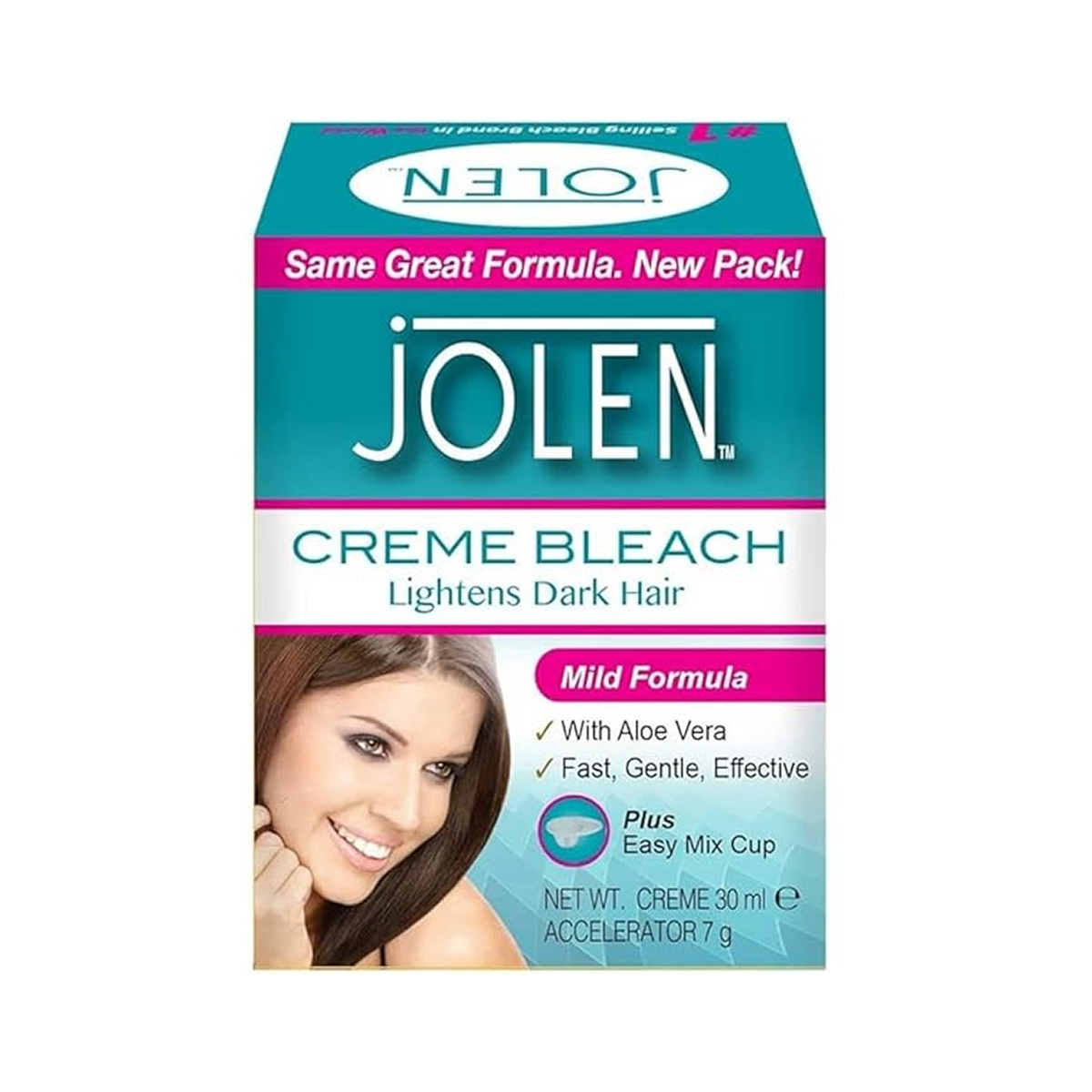 Jolen Creme Bleach Lightens Dark Hair 30 ml