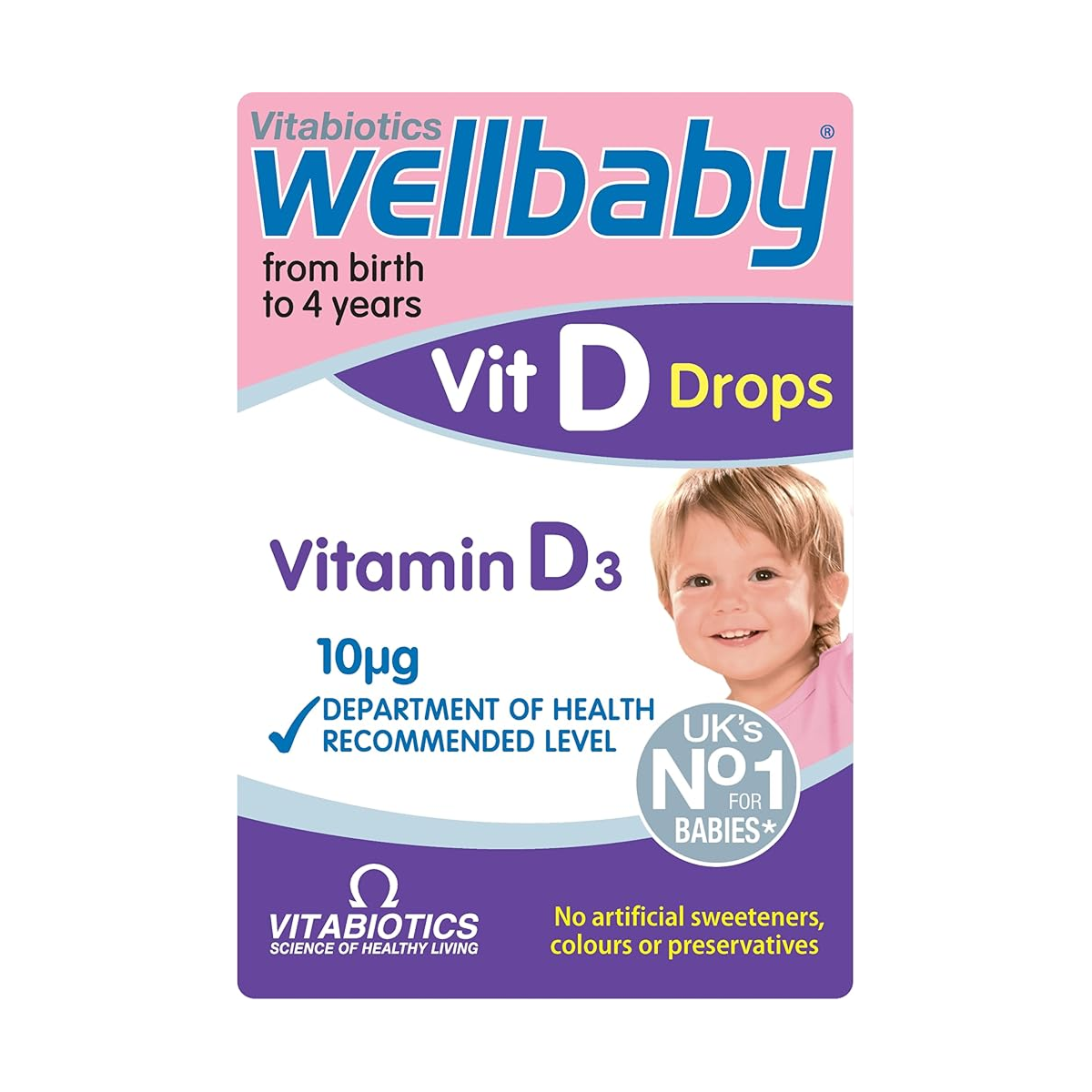 Wellbaby Vitabiotics Vitamin D Drops 30 ml
