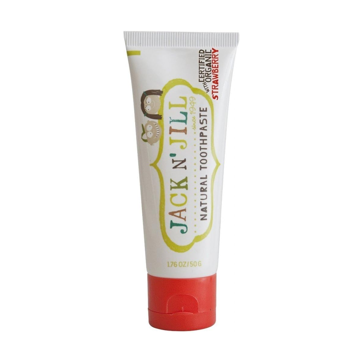 Jack N’ Jill Natural Toothpaste for Baby and Infants Strawberry 50 g