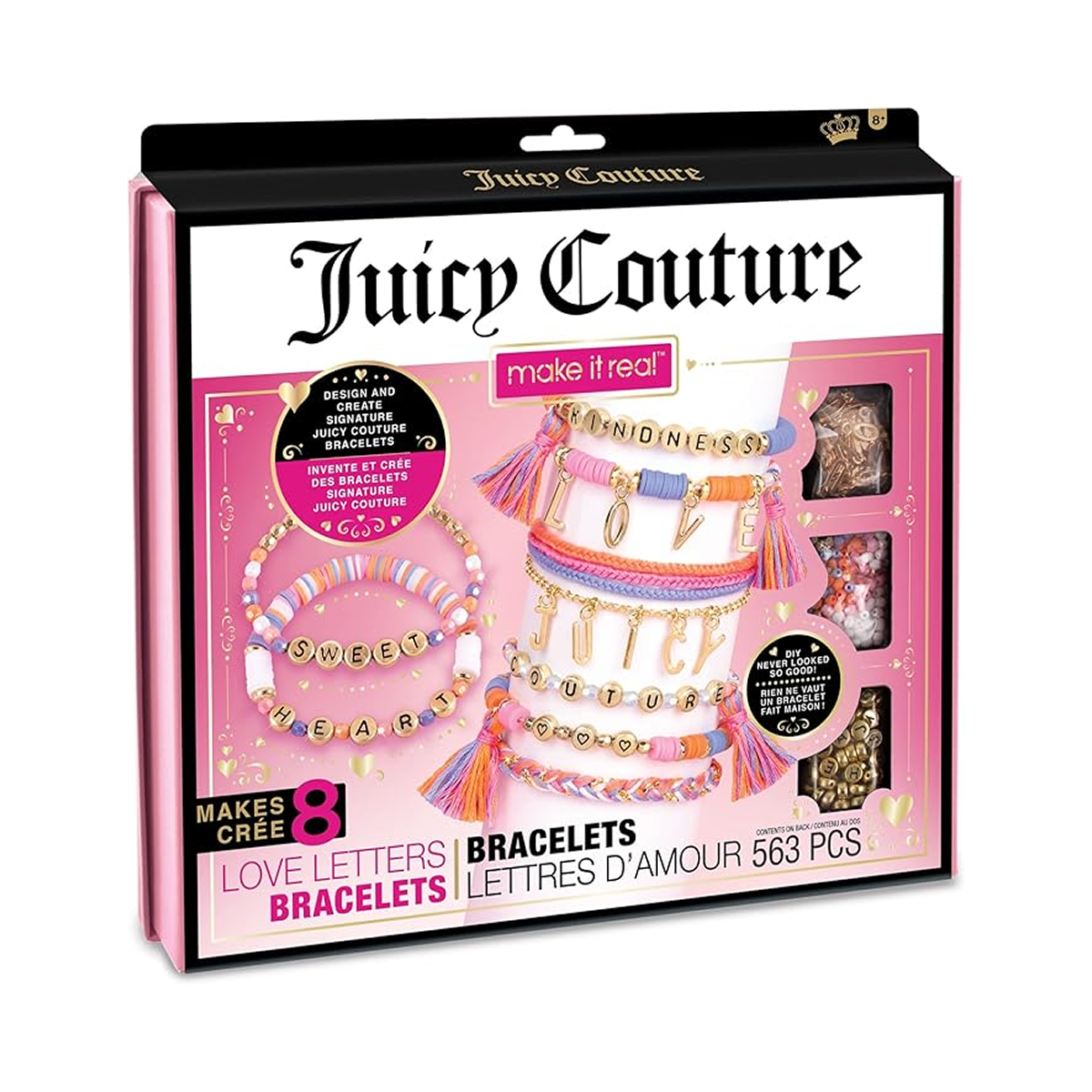 Make It Real Juicy Couture Love Letters Bracelet Making Kit 563 pcs