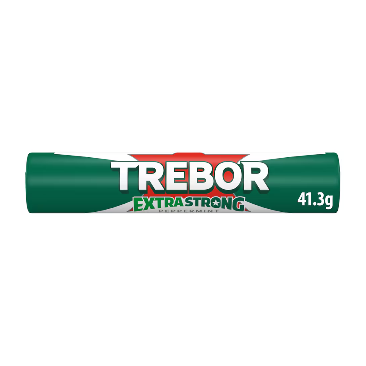 Trebor Extra Strong Peppermint Mints Roll 41.3 g (Pack of 20)