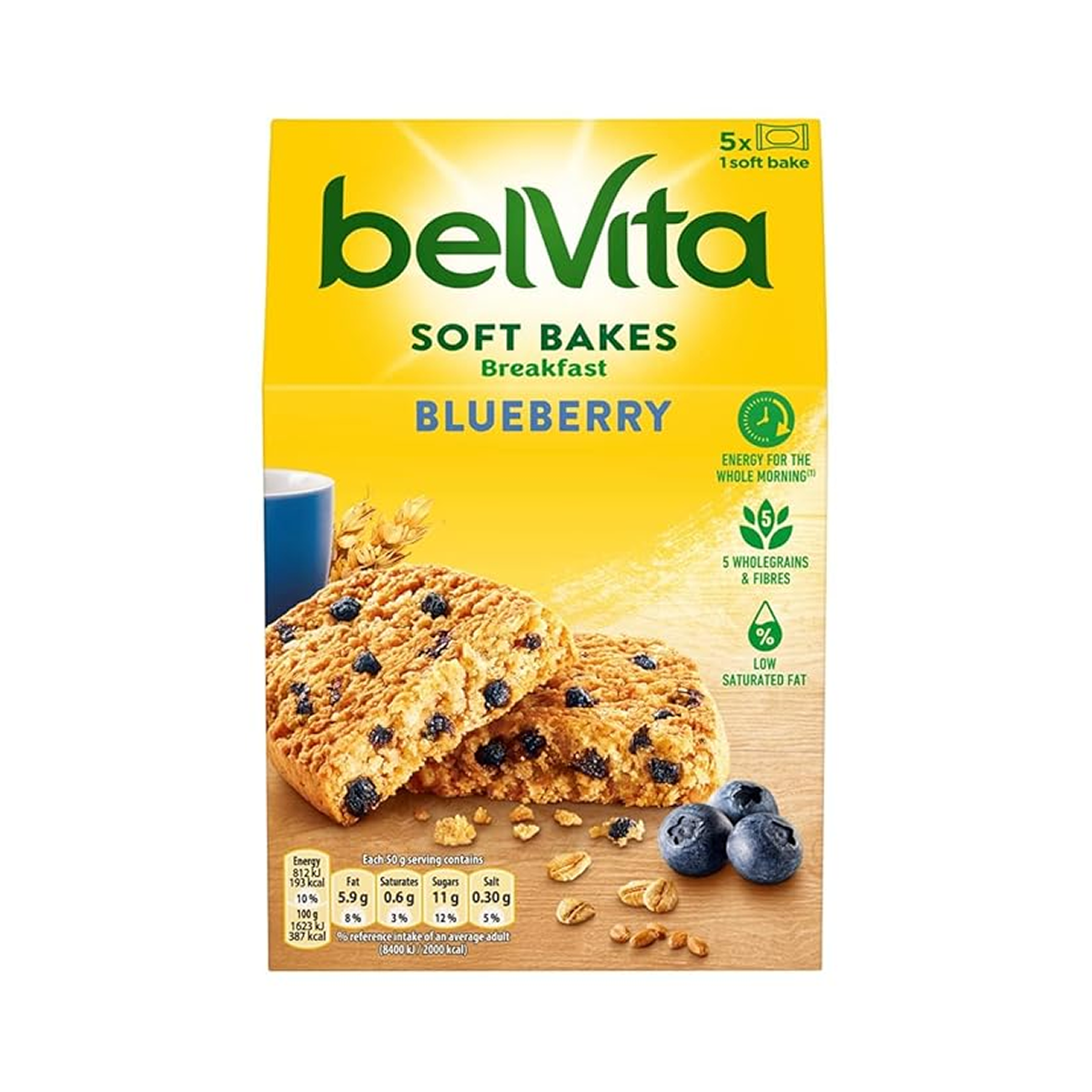 Belvita Soft Bakes Breakfast Blueberry 250 g