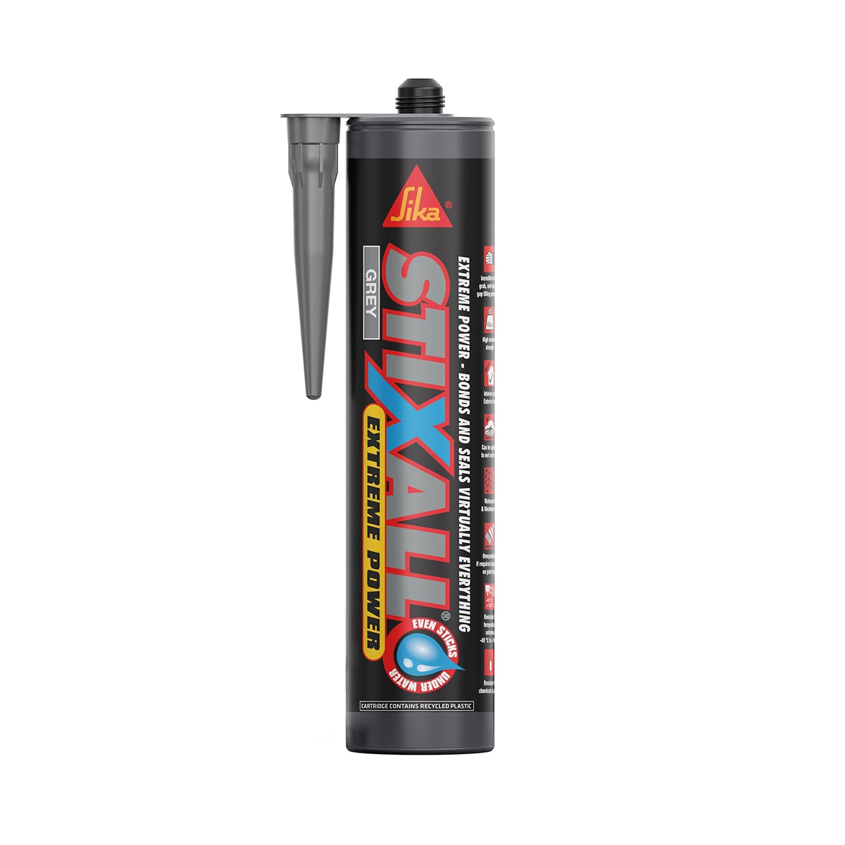 Sika Stixall Extreme Power Universal Sealant & Adhesive Grey 290 ml