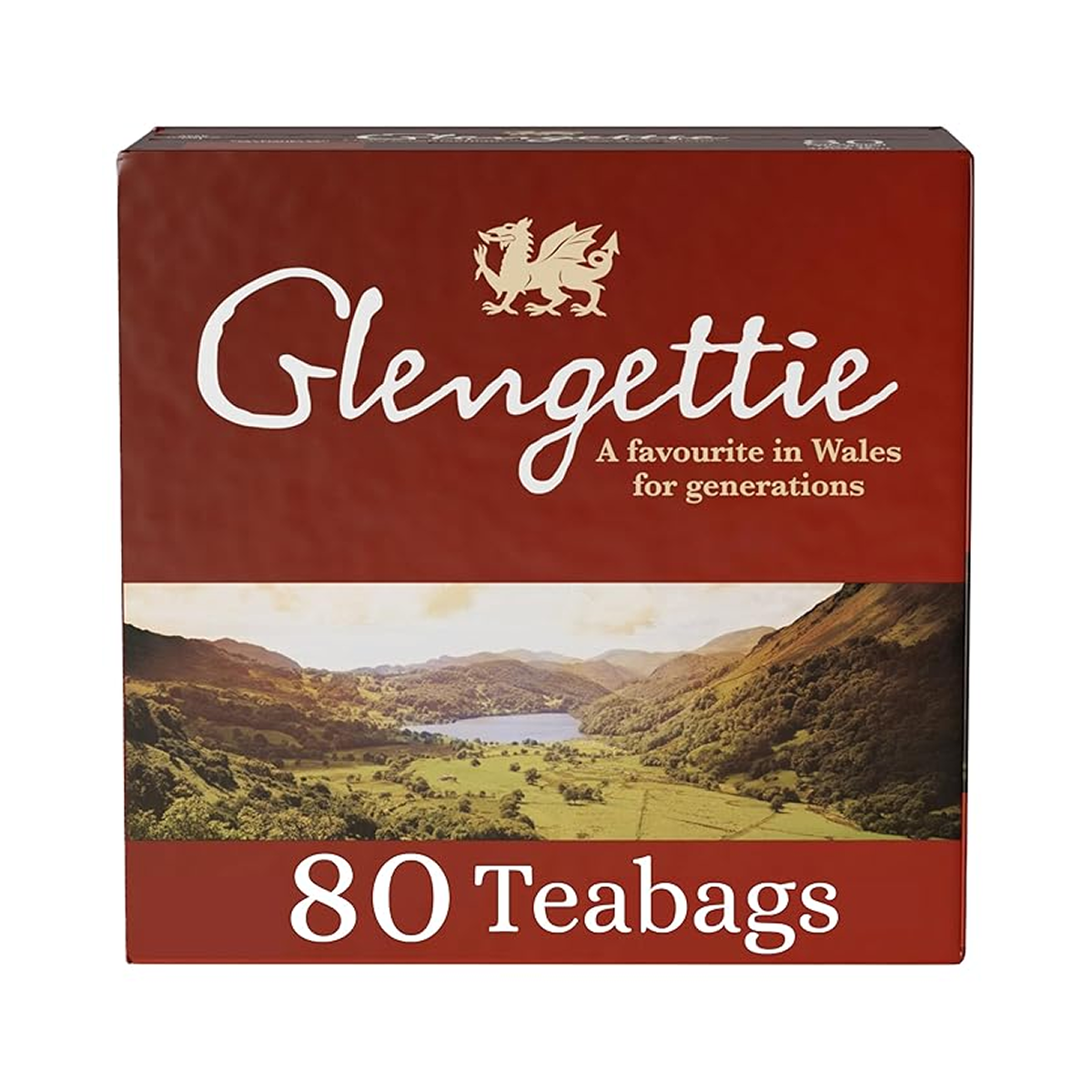 Glengettie Foil Tea Bags 80 Count 250 g