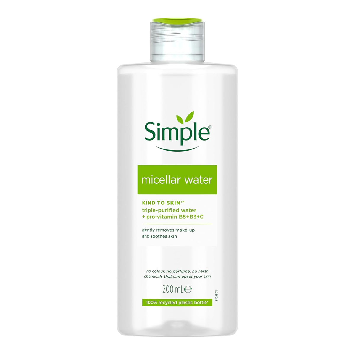 Simple Micellar Cleansing Water 200 ml Pack of 6