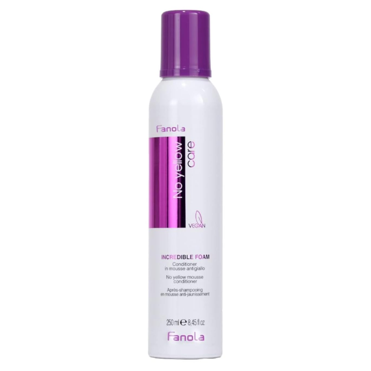 Fanola No Yellow Care Incredible Foam Conditioner 8.45 oz (250ml)