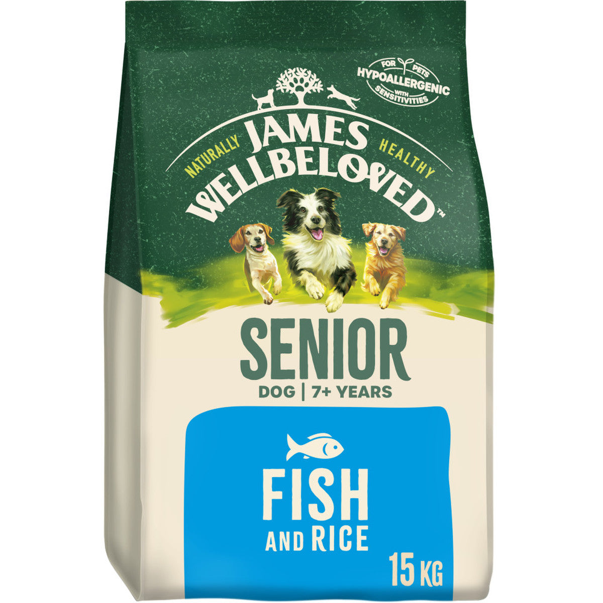 James Wellbeloved Senior Fish & Rice Dry Dog Food