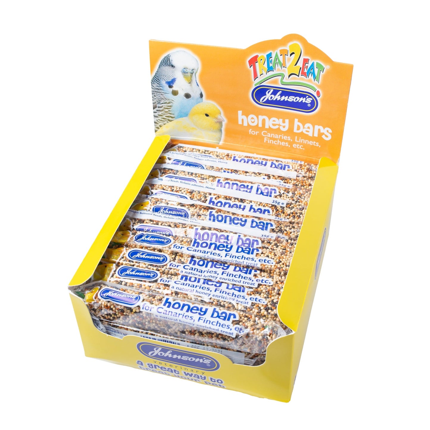 Johnsons Honey Bars for Canaries 35g