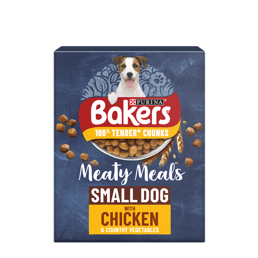 Bakers Meaty Meals Small Dog Chicken Dry Dog Food 1kg