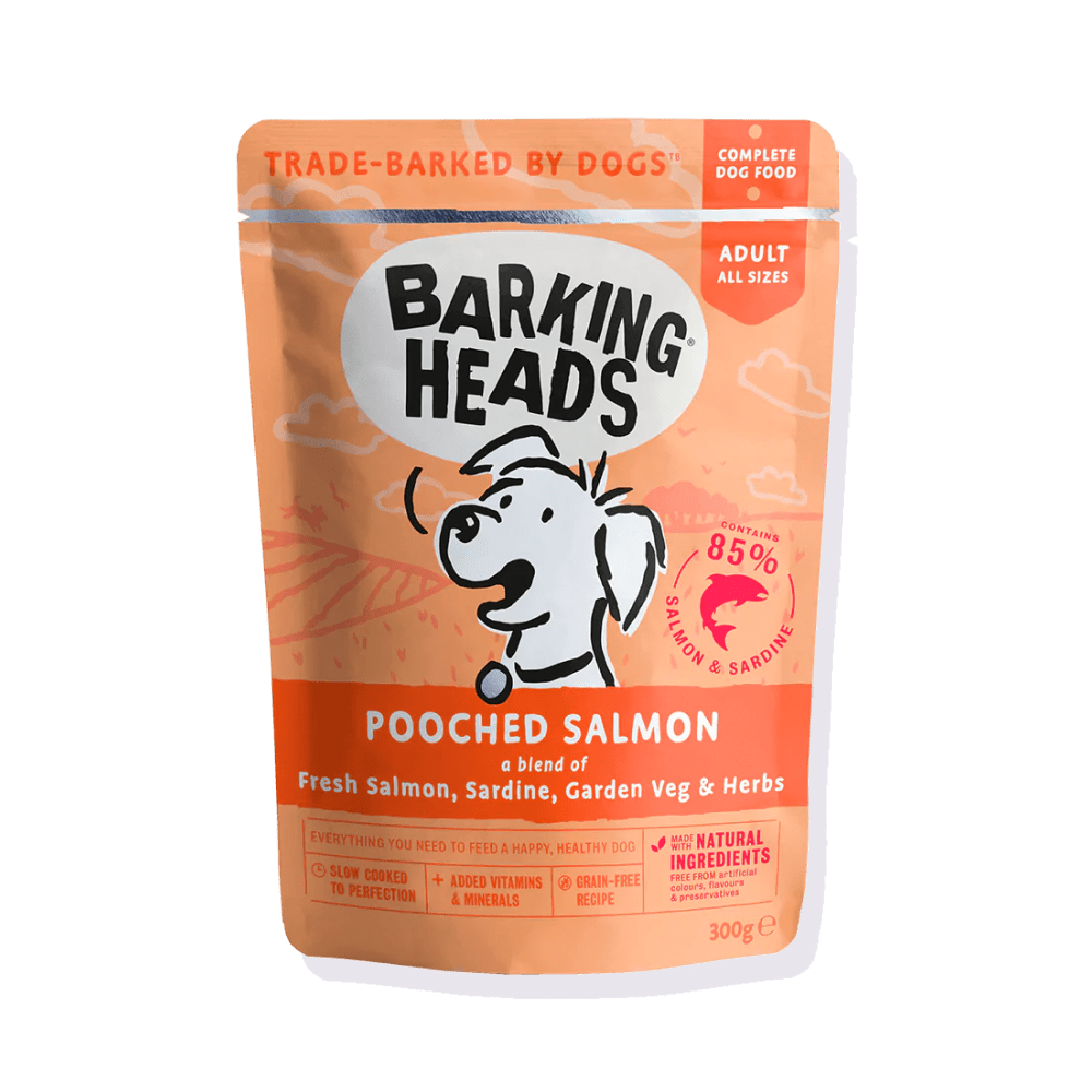 Barking Heads Pooched Salmon Adult Wet Dog Food 300g